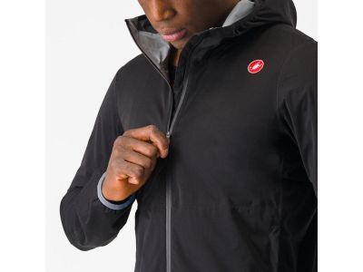 Castelli UNLIMITED RAIN bunda, světle černá