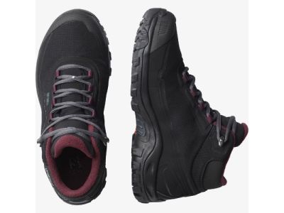 Salomon SHELTER CS women&#39;s shoes, black/ebony/wine tasting