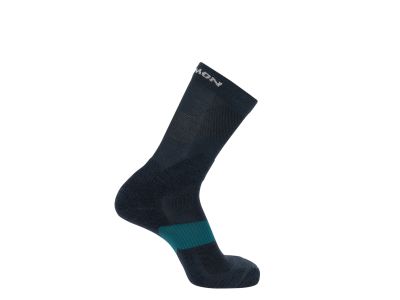 Salomon X ULTRA CREW Socken, Carbon/Stargazer/Blau