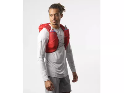 Salomon ACTIVE SKIN 8 SET vest, red dahlia/high risk red