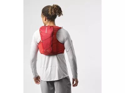 Salomon ACTIVE SKIN 8 SET vest, red dahlia/high risk red