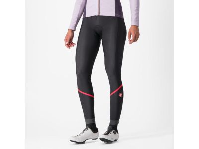 Castelli VELOCISSIMA THERMAL Damenhose, Schwarz/Hibiskus