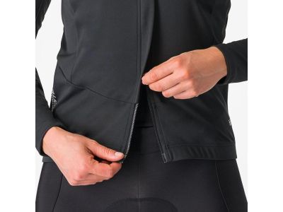 Castelli PERFETTO AIR W dámska bunda, svetlá čierna