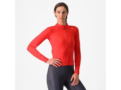 Castelli ESPRESSO THERMAL W dámsky dres, ibištek