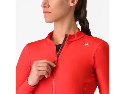 Castelli ESPRESSO THERMAL W women&#39;s jersey, hibiscus