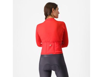 Castelli ESPRESSO THERMAL W women&#39;s jersey, hibiscus