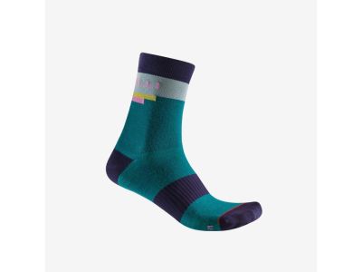 Castelli VELOCISSIMA 2 THERMAL women&#39;s socks, malachite