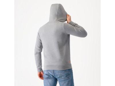 Castelli CLASSICO HOODIE mikina, šedá