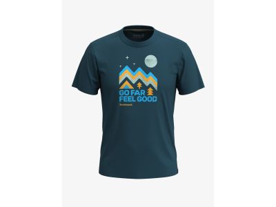 Tricou Smartwool Alpine Sky Graphic, albastru crepuscul