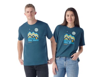 Smartwool Alpine Sky Graphic T-Shirt, twilight blue