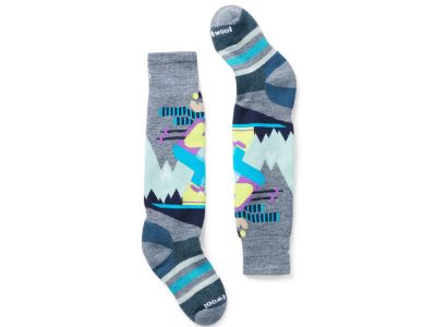 Smartwool WINTERSPORT FC MOUNTAIN MOOSE detské ponožky, pewter blue