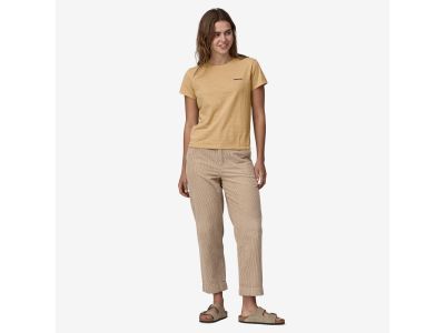 Patagonia P-6 Logo Responsibili-Tee women&#39;s t-shirt, beeswax tan