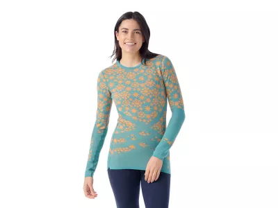 Tricou dama Smartwool INTRAKNIT THERMAL MERINO, cascada/smarald