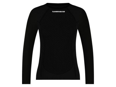 Shimano VERTEX LONG BASE LAYER női póló, fekete