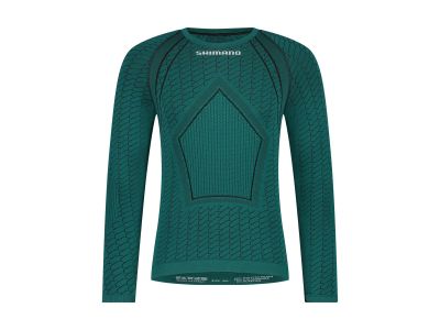 Cămașă Shimano VERTEX LONG BASE LAYER, verde