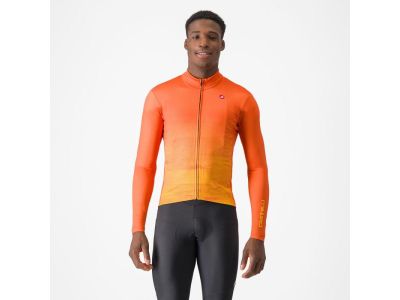 Castelli UNLIMITED THERMAL jersey, orange rust