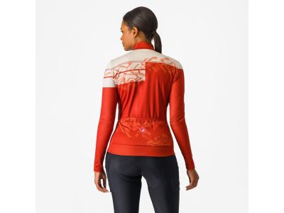 Castelli UNLIMITED W THERMAL 2 women&#39;s jersey, red ocher