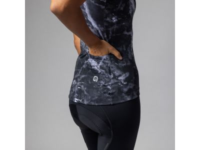 ALÉ MARBLE PRAGMA dámský dres, černá