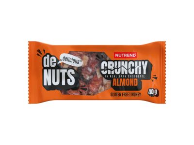 NUTREND DENUTS CRUNCHY tyčinka, 40 g, mandle