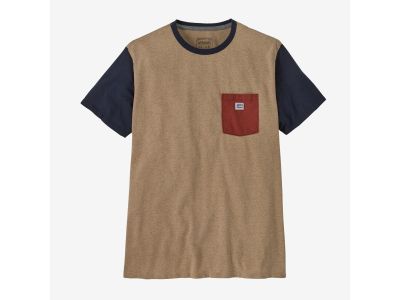 Patagonia Shop Sticker Pocket Responsibili-Tee shirt, grayling brown