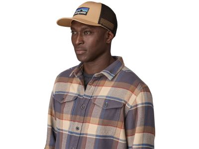 Patagonia P-6 Logo Trucker baseball sapka, grayling brown