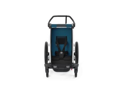 Thule Chariot Cross single stroller, aluminum/majolicablue