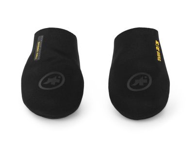 Huse pentru pantofi ASSOS Spring Fall Toe Cover EVO, seria neagră