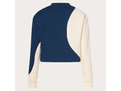 Hanorac de damă Oakley Pursuit Cruise Crop Sweatshirt, echipa bleumarin/alb arctic