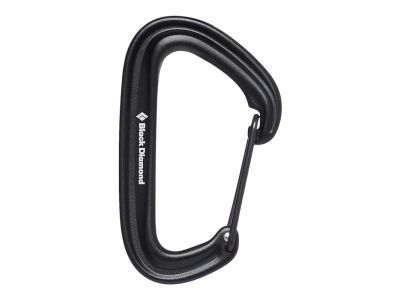 Carabinier Black Diamond LiteWire, negru