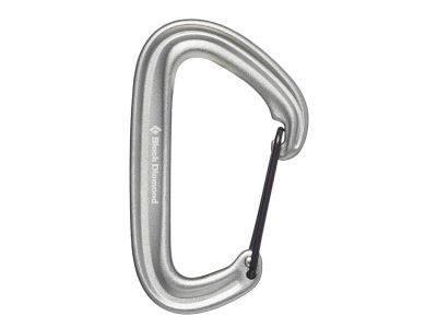 Black Diamond LiteWire karabiner, szürke