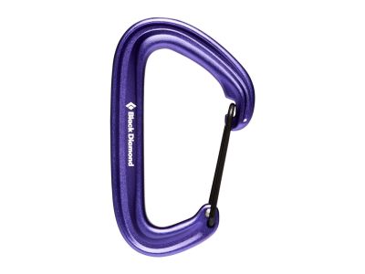 Black Diamond LiteWire Karabiner, lila