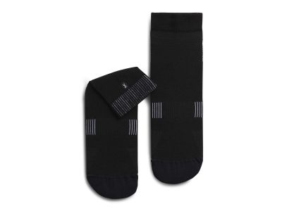 On Ultralight Mid Sock women&#39;s socks, black/white