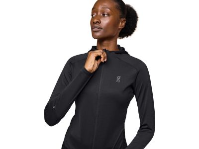 On Climate Zip Hoodie dámska mikina, čierna