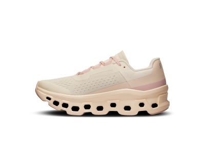 On Cloudmonster women&#39;s shoes, moon/fawn