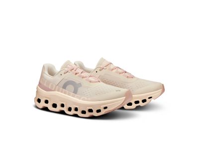 On Cloudmonster women&#39;s shoes, moon/fawn
