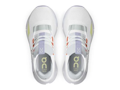 On Cloudnova women&#39;s shoes, white/glacier