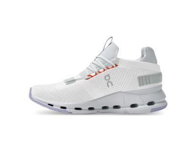 On Cloudnova women&#39;s shoes, white/glacier