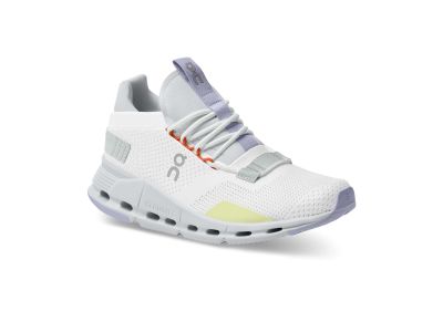 On Cloudnova women&#39;s shoes, white/glacier