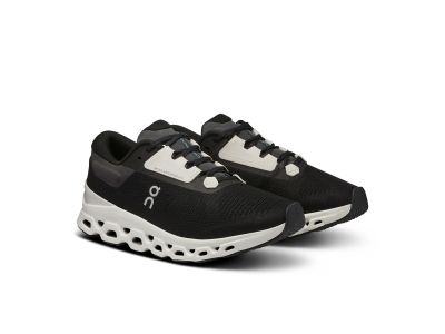 On Cloudstratus 3 women&#39;s running shoes, black/frost