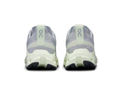 On Cloudsurfer women&#39;s shoes, frost/lime