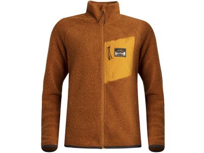 Lundhags Flok Wool Pile Damen-Sweatshirt, Dunkelgold