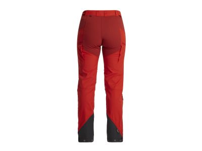 Pantaloni de dama Lundhags Makke, rosu viu/rosu moale