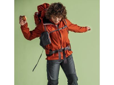 Geaca de dama Lundhags Padje Light Waterproof, rosu viu/rosu moale