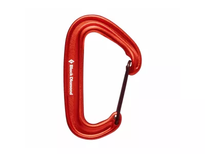 Black Diamond MINIWIRE carabiner, red