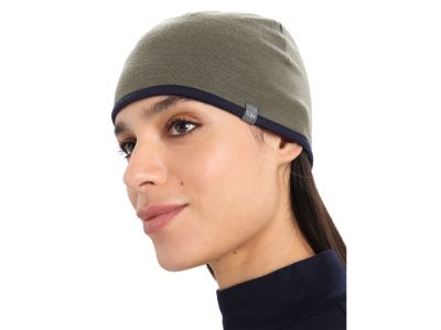 icebreaker Pocket Merino cap, moss/galaxy