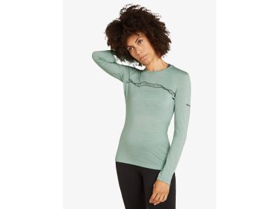 icebreaker Merino 200 Oasis Mountain Pulse women&#39;s shirt, moss