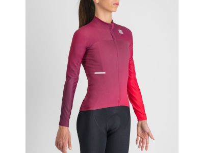 Damska koszulka rowerowa Sportful BODYFIT PRO THERMAL w kolorze malinowego fioletu