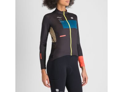 Sportful BREAKOUT SUPERGIARA THERMAL dámský dres, black teal blue pompelmo