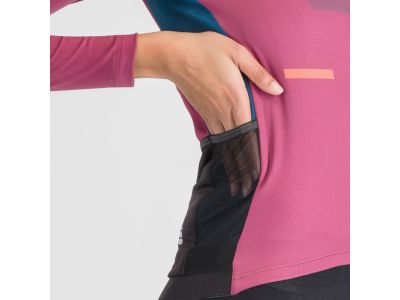 Sportful BREAKOUT SUPERGIARA THERMAL dámsky dres, rasperry violet black pompelmo