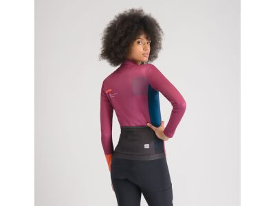 Sportful BREAKOUT SUPERGIARA THERMAL dámský dres, rasperry violet black pompelmo